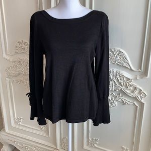 Cable & Gauge black sweater
